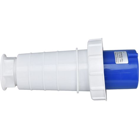 Connecteur industriel étanche pour câble, prise et fiche triphasée 3 broches 2P+T 220-250 V 63 A (1/5)