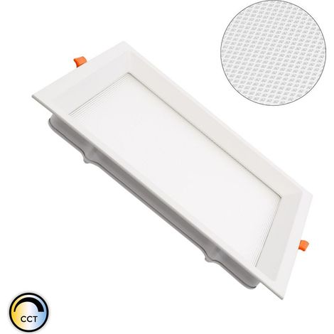 Dalle LED 20W Carrée CCT Sélectionnable Microprismatique LIFUD Coupe 200x200 mm No Flicker Sélectionnable (chaud-neutre-froid) (2700K - 4000K - 5000K) (1/5)