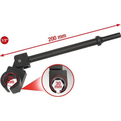 KS Tools Vibrations-Lambda-Sonden-Lösewerkzeug,22 mm