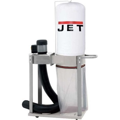 JET – Aspirateur à copeaux 0,55 CV 230V 55 litres 900 m3/h – Dépression 1050 Pa – Sac filtration 30 microns – DC900A (1/3)