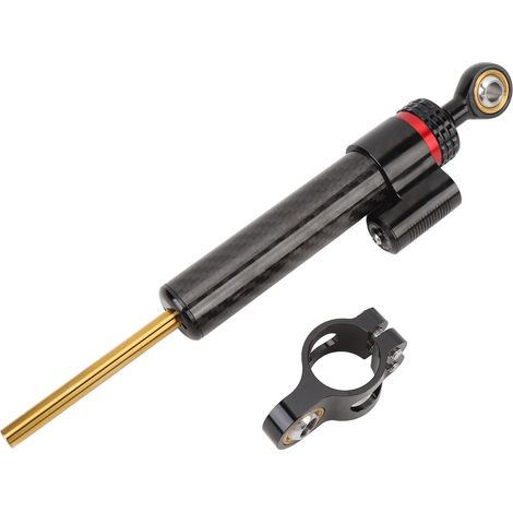 Ortviai Amortisseur de Direction Moto Réglable en Aluminium 6061 – Stabilisateur Universel Anti-Cabrage pour Moto ≥600 cm³