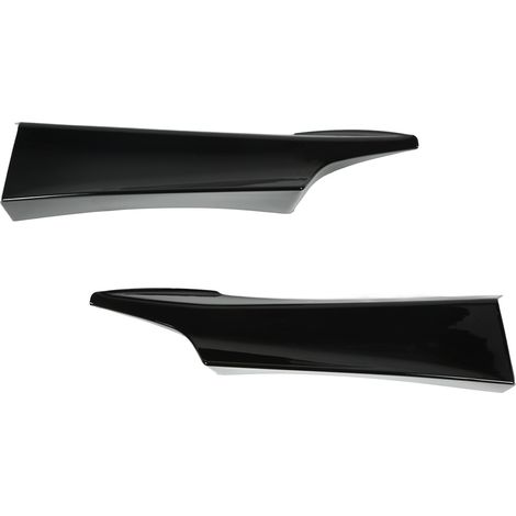 Kit de 2 spoilers de pare-chocs avant, diffuseur latéral noir brillant pour BMW Série 1 F20 F21 pré-restylage LCI M Sport 2012-2015 (1/5)