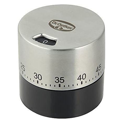 Dr. Oetker Timer Cucina in Acciaio Inox, Kitchen Aid, Timer Uovo/Cucina, Ø 6,5 cm, 1652 (1/2)