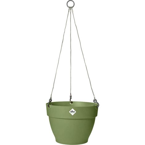 Elho Vibia Campana Hanging Basket 26 - Verde - L 26 x B 26 x H 18 cm - Esterno - 100% riciclato (1/5)