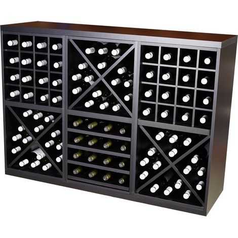 Combinacion Botellero Merlot 96 botellas y extraibles (1/3)