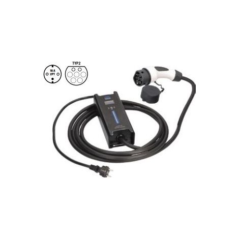 Controlador de carga móvil para coches eléctricos modo 2 IP44 - SCHWABE - 65150