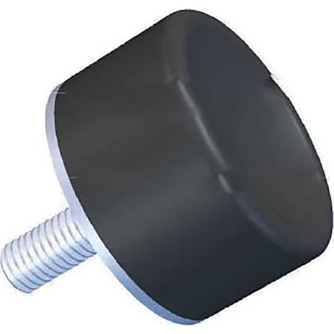 Plot antivibratoire mâle RS PRO M5 Ø 16mm en Caoutchouc naturel ( Prix pour Sachet de 4 )