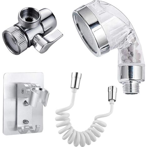 Kit de douchette élastique pour lavabo, douchette à main, douchette de salle de bain, kit de rinçage, pour le lavage des cheveux, douche pour chien, chat, bain pour bébé-Fei Yu (1/4)