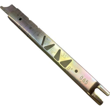 Compatible avec 1110 893 4000 Feillehre-B, jauge de profondeur de chaîne Convient pour les pas de chaîne de 1/4 3/8 0,325 3/8", rechange pour un entretien précis et une longue durée vie vos appareils (1/5)
