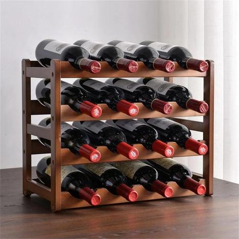 Weinregal aus Bambus