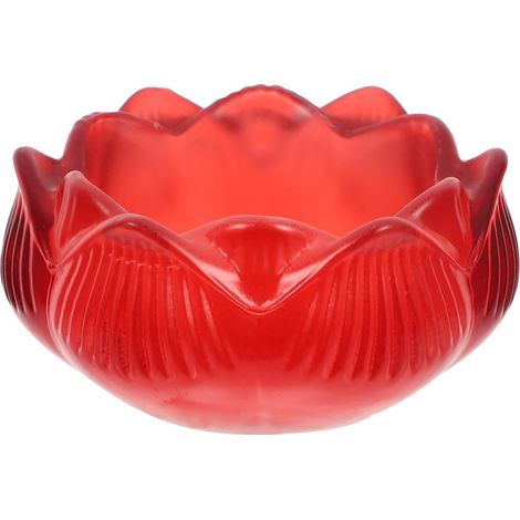 bougeoirs en verre en forme de lotus bougeoirs de table (1/5)