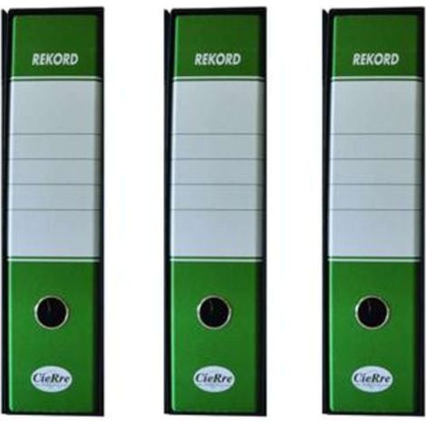 Registratore Con Custodia Rekord D.8 Verde X1