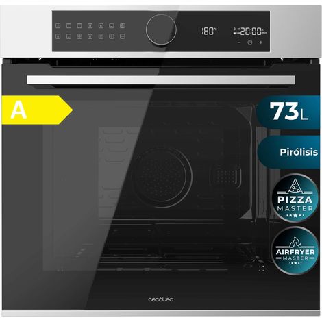Forno pirolitico integrato linea p516000 de 73l de capacità, 14 funzioni, dual display, classe a, 3250w, pirolisi, pizza master, airfryer master, ventola di raffreddamento, preriscaldamento rapido.