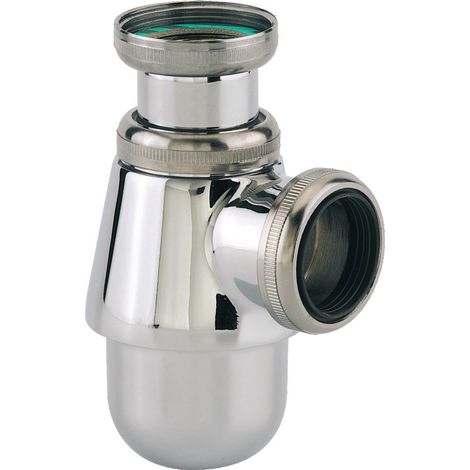 Siphon bidet chrome sortie D32mm non réglable - VALENTIN - 15630000000 (1/3)