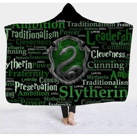Kapuzendecke, Anime-Cosplay-Schulabzeichen für Hexerei und Zauberei, Flanelldecke in Queen-Size (150 x 130 cm) fürs Bett, Heimdeko (1/5)