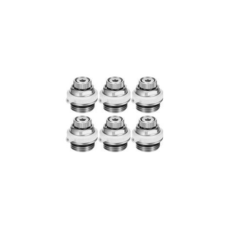 (6 pièces) Vanne de purge automatique de radiateur 1/2 pouce Vanne de purge d'air de radiateur Vanne d'arrêt automatique en laiton Vanne de purge automatique de radiateur