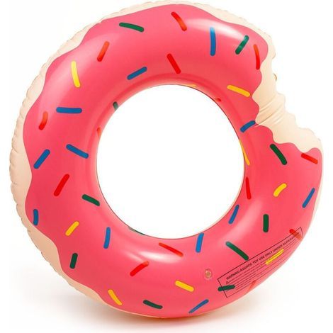 Donut-Schwimmring – 90 cm aufblasbarer Schwimmring – Für Schwimmbäder und andere Gewässer im Freien – Für Kinder – 1 Stück (1/5)