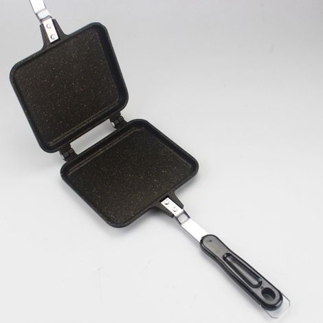 Camping Sandwich Toaster Grill, Crispy Cooks, Breakfast and Much More. Ideal for Fishing (1/5)