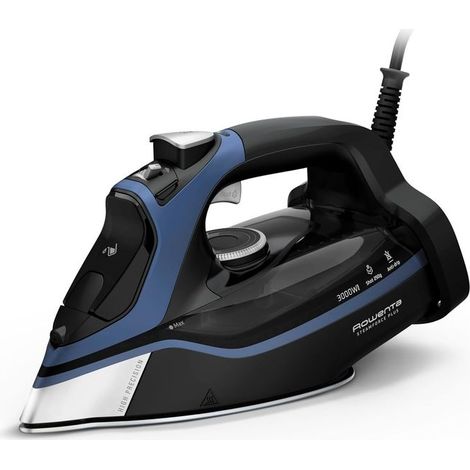 Rowenta DW9411D1 Bügeleisen Trocken- & Dampfbügeleisen 3000 W Schwarz, Blau (1/2)