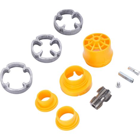Kit fileteur tuyau PVC multifonction efficace portable – Outil plomberie pour perceuse électrique, plomberie (1/5)