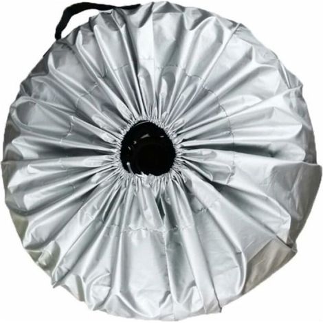Housse de roue de secours, pour pneus jusqu'à 25 pouces de diamètre, protection de roue, housse de roue imperméable, pour remorque (1/4)