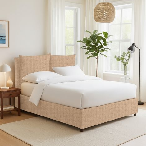 Cama Individual Todmorden, Desenfundable, Hecho en Italia, Beige (1/5)