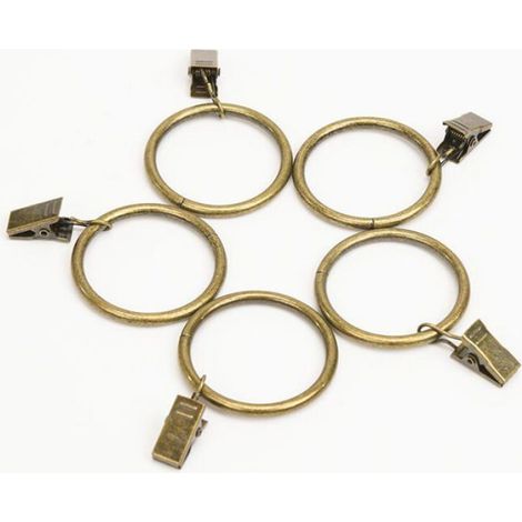 Anneaux - Bronze - 55 mm - Pour Travaux Manuels Et Clips Amovibles - Lot De 30 (1/4)
