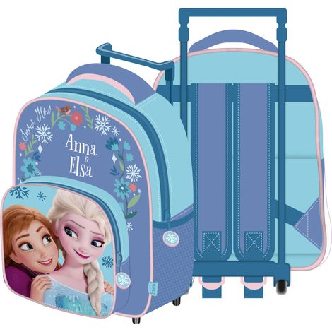 Sac à Roulettes - La Reine des Neiges Elsa & Anna - 24X36X12CM