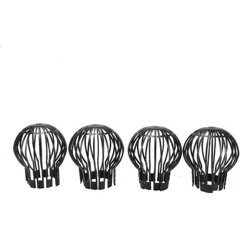 Protections de gouttière en plastique, lot de 4, protège-gouttière, cache-tuyau, grillage de gouttière (1/4)