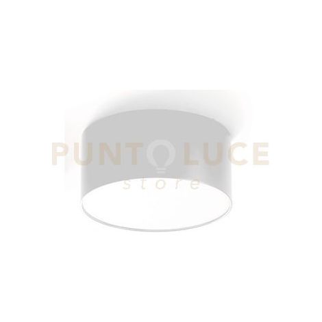GPL240N- PLAFONIERA BIANCA A LED IN ALLUMINIO 4000K 1020LM 12W D.12CM