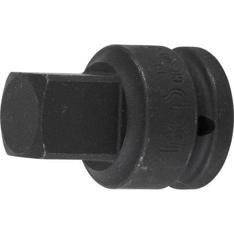 Bgs Technic – Adaptateur de clé à douille à choc femelle 20 mm (3/4'') – Mâle 25 mm (1'') – Acier chrome-molybdène – Capacité 1500 Nm – 195 (1/3)