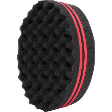 Eponge À Boucler Cheveux Double Face 32 Trous - Pour Coiffure Humide Hommes Et Femmes - Accessoire De Styling Sans Électricité - Lot De 1 (1/5)