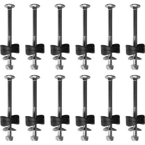 12 Set de Vis pour Trampolines, Vis pour Fixation du Trampoline, Vis de Trampoline en Acier Galvanisé Fixation, Accessoires de Trampoline pour Grand Trampoline et Petit Trampoline (1/5)