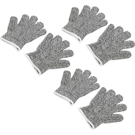 3 paires de gants anti-coupures pour enfants, idéaux pour le jardinage et les activités de plein air. Gants de travail résistants aux coupures. (1/5)