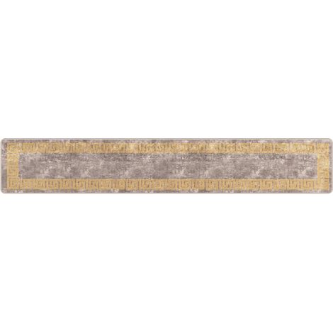 Pasillo de alfombra MARSA Gris 50 x 300 cm Poliéster y PVC vidaXL