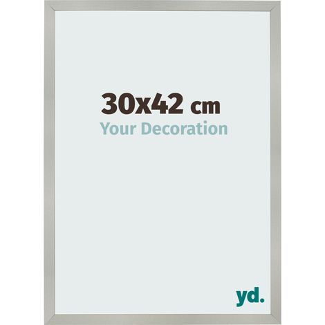 yd. - Cadre photo 30x42 - Argent Mat - MDF - Bologna (1/5)
