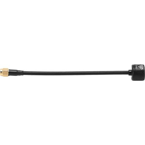 Antenne FPV 5.8GHz SMA broche interne haute gain 155mm pour drone RC télécommande, noir (1/5)