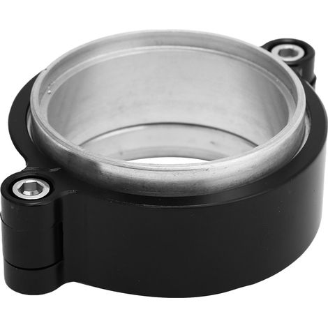 Collier de serrage HD en alliage d'aluminium noir 800 PSI pour tuyau d'intercooler turbo automobile 2,5 pouces (1/5)