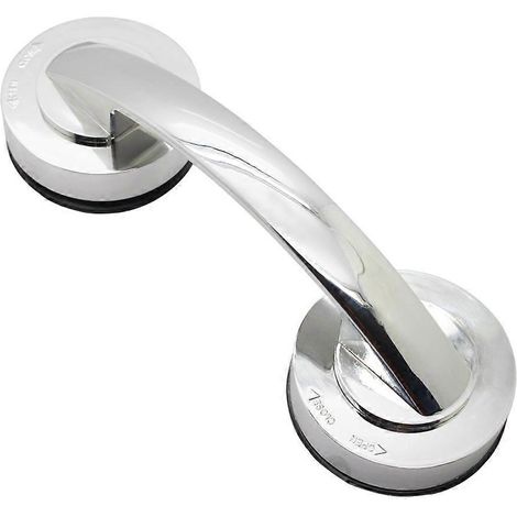 Poignée de porte WC à ventouse, poignée de sécurité pour douche et salle de bain, idéale pour les seniors (CJY)-AquaForge (1/5)