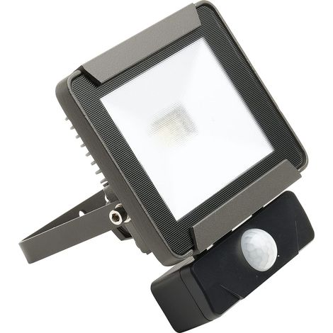 Projecteur led avec capteur - Spot led détecteur de mouvement - Projecteur led avec détecteur - Projecteur led extérieur - Projecteur Led IP65 50W 6400K 4000Lm - 600041 (1/5)