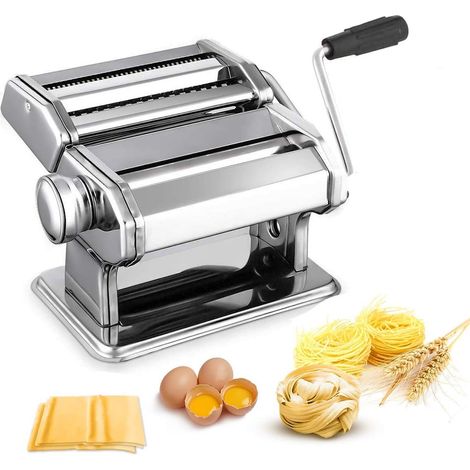Stainless Steel Pasta Machine/Dough Roller for Tagliatelle/Spaghetti/Lasagne/Ravioli (V1)