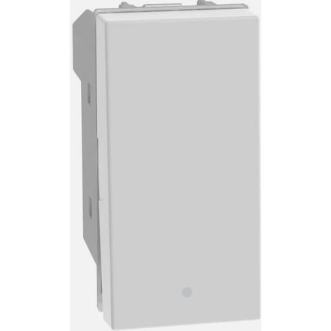 Interruttore unipolare Compatibile con Bticino MatixGo - Biesse - Tipo JW4001