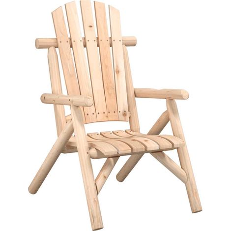 Maison Exclusive - Sedia da Giardino 68x86x103 cm in Legno Massello di Abete Rosso (1/5)