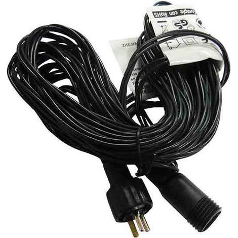 Câble D'alimentation 5m Pour Guirlande Ou Rideau Lumineux (usage Int. Ext.)