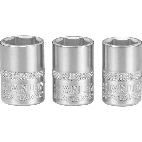 Stanley Conjunto de Adaptadores 1/4 FatMax, set de 3 adaptadores (11 mm, 12 mm, 13 mm), duradero y preciso, ideal para reparación y mantenimiento general (1/3)