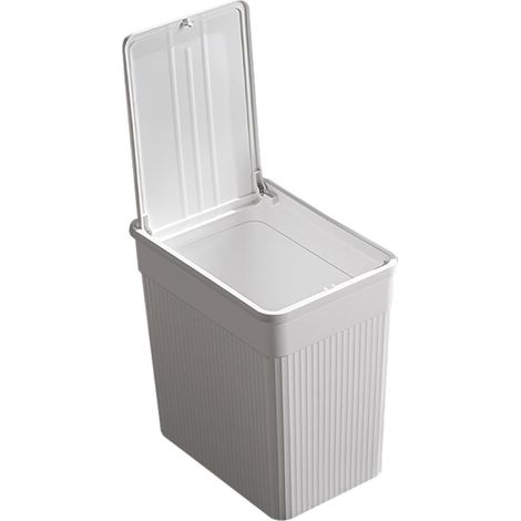 fine avec couvercle en plastique PP Poubelle à ouverture (1/5)