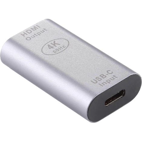 Adaptateur en alliage d'aluminium Type-C / USB-C femelle vers HDMI femelle (Version A) (1/4)
