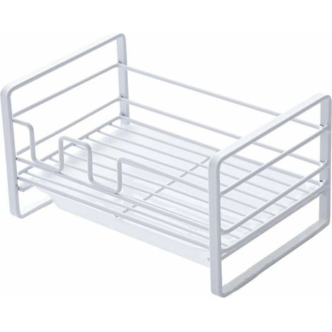 SHINING HOUSEPorte-Éponge Multifonctionnel et Pratique Porte-Éponge Antidérapant Porte-Éponge au Design Créatif Porte-Éponge Creux avec Égouttoir pour Ranger Éponges, Brosses et Savon pour Les Mains ( (1/5)