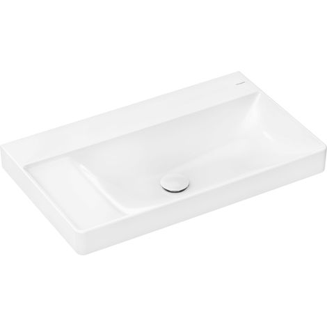 hansgrohe Xelu Q Aufsatzwaschtisch, Ablage links, ohne Überlauf, (1/3)