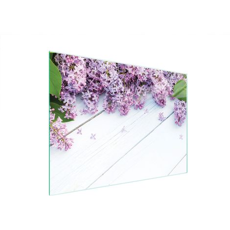 Planche à découper en verre 40x30 lilas (1/5)